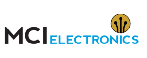 MCI Electronics logo celebrating William Shatner