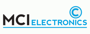 MCI Electronics logo animation showing the copyright symbol.