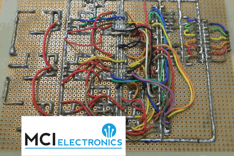 Animation of a circuit board modernised by MCI Electronics Ltd